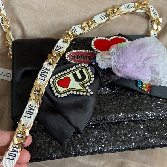 🆕 Aldo I love you rainbow sequin party bag - Picture 7 of 12